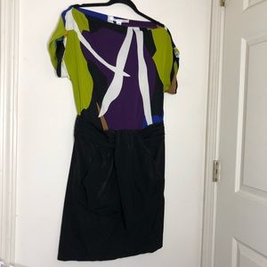 Diane von Furstenberg Brush Stroke Dress NWT